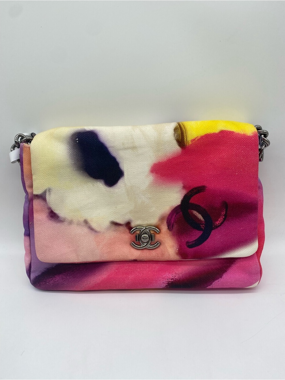#13 Chanel CF Floral Watercolor Graffiti